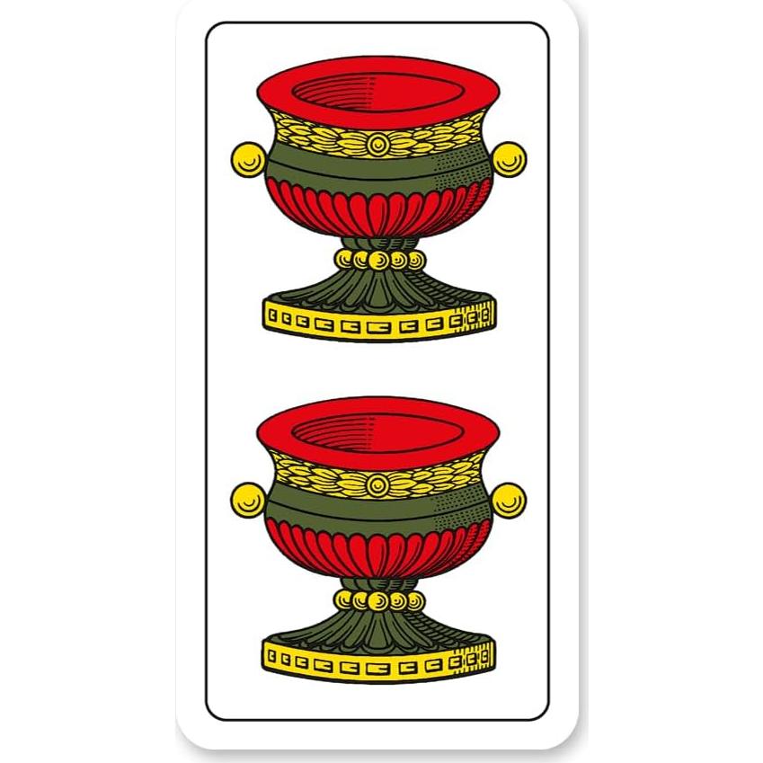 Baraja de Cartas Modiano Piacenza 100% Plástico 40+2