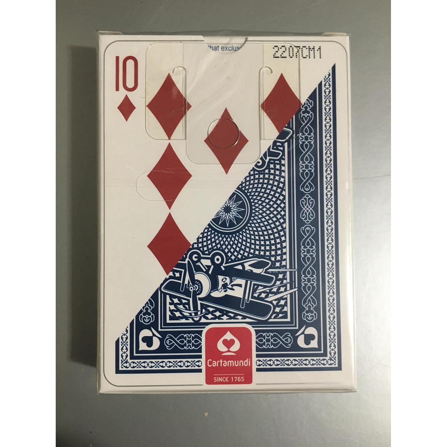 Baraja de Cartas de Poker Cartamundi 10 As Colores