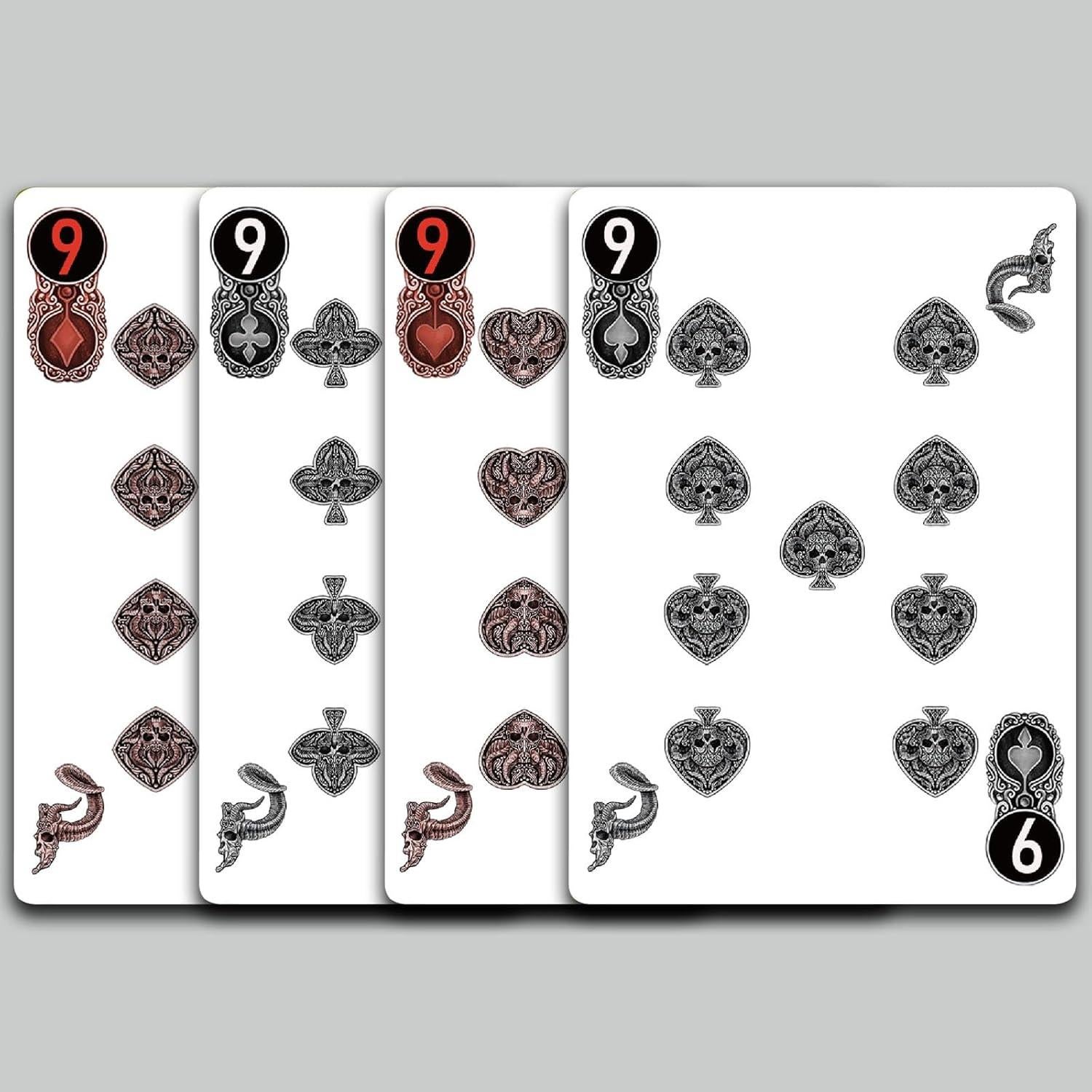 Baraja de Cartas de Póker Strublfe 300g Antideslizante 88x63mm