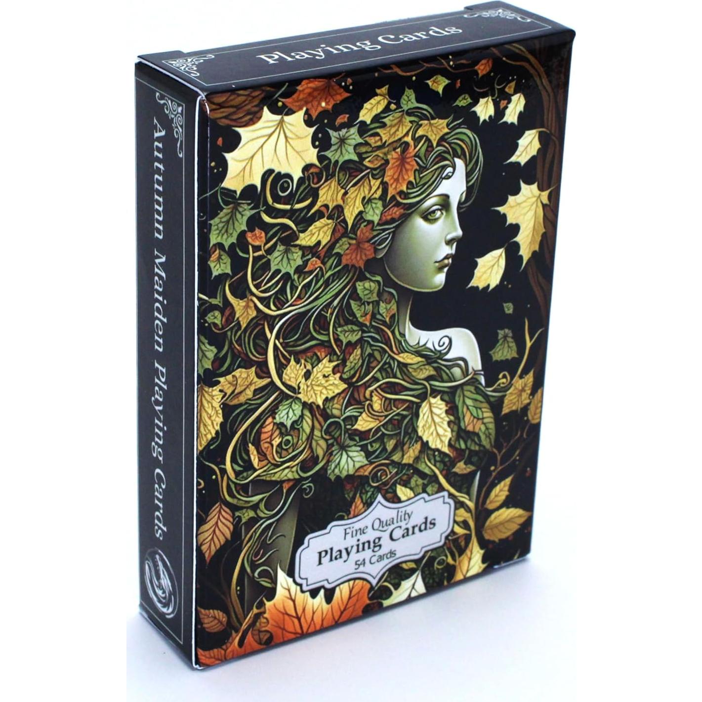 Mazo de cartas de póker Doncella de Otoño 54 cartas 6.35x8.89cm