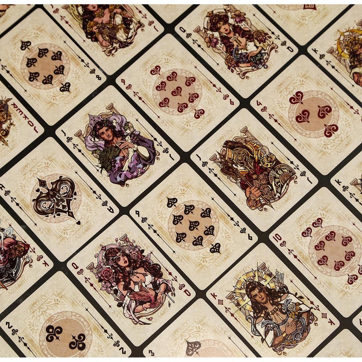 Cartas de Poker Mitología Griega TAOYATAO 63x88mm 56 Piezas