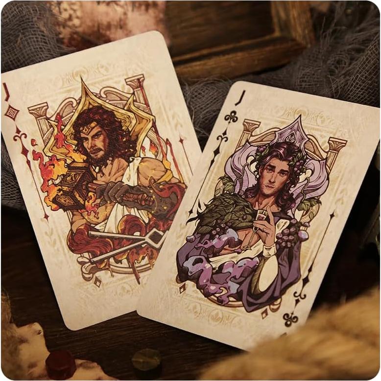 Cartas de Poker Mitología Griega TAOYATAO 63x88mm 56 Piezas