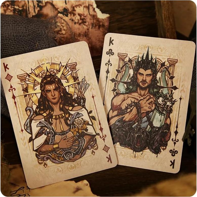 Cartas de Poker Mitología Griega TAOYATAO 63x88mm 56 Piezas