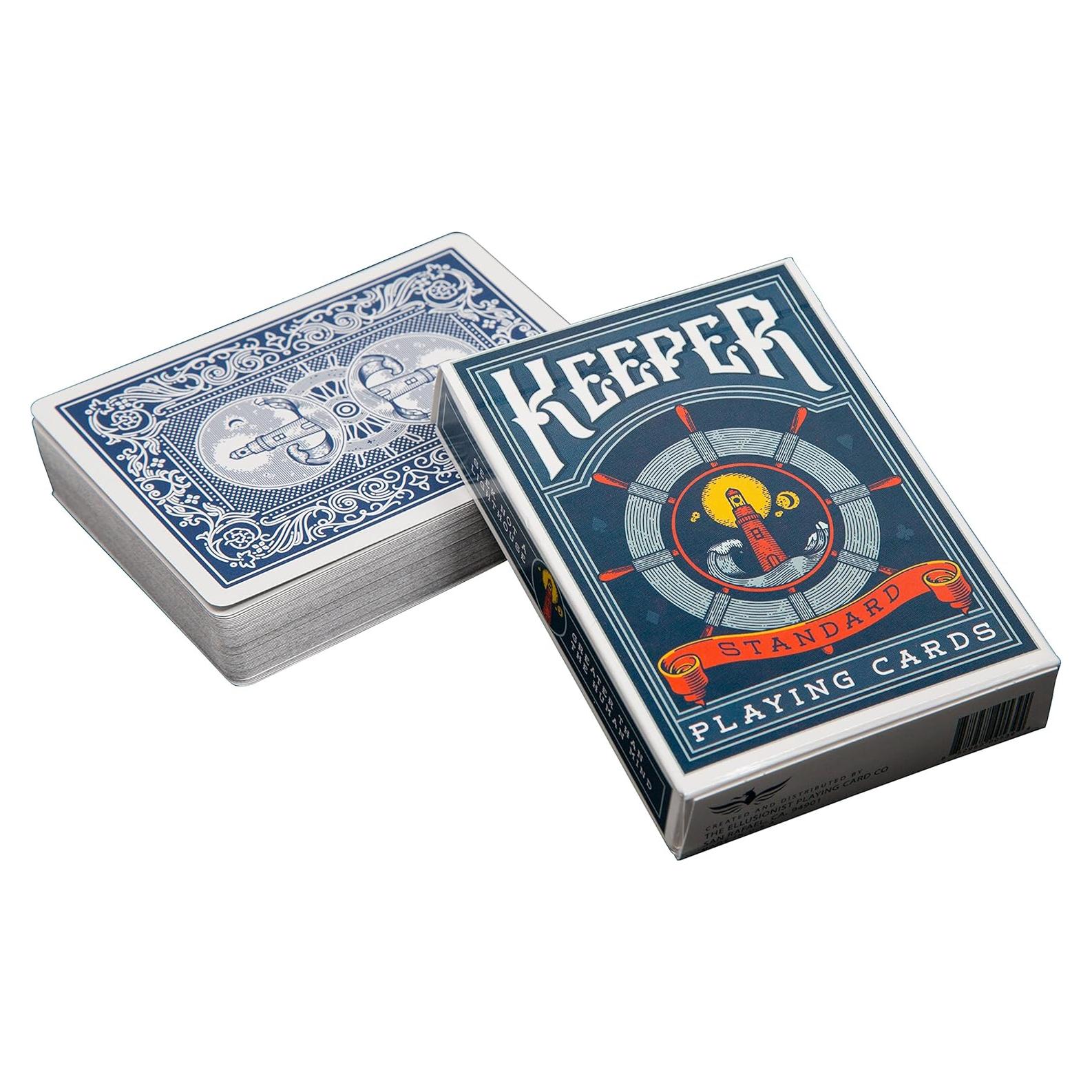 Baraja de Cartas Keepers Ellusionist - Azul, 108.86g