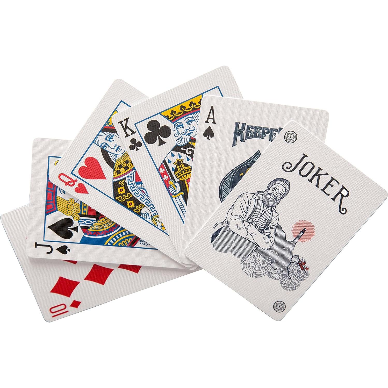 Baraja de Cartas Keepers Ellusionist - Azul, 108.86g