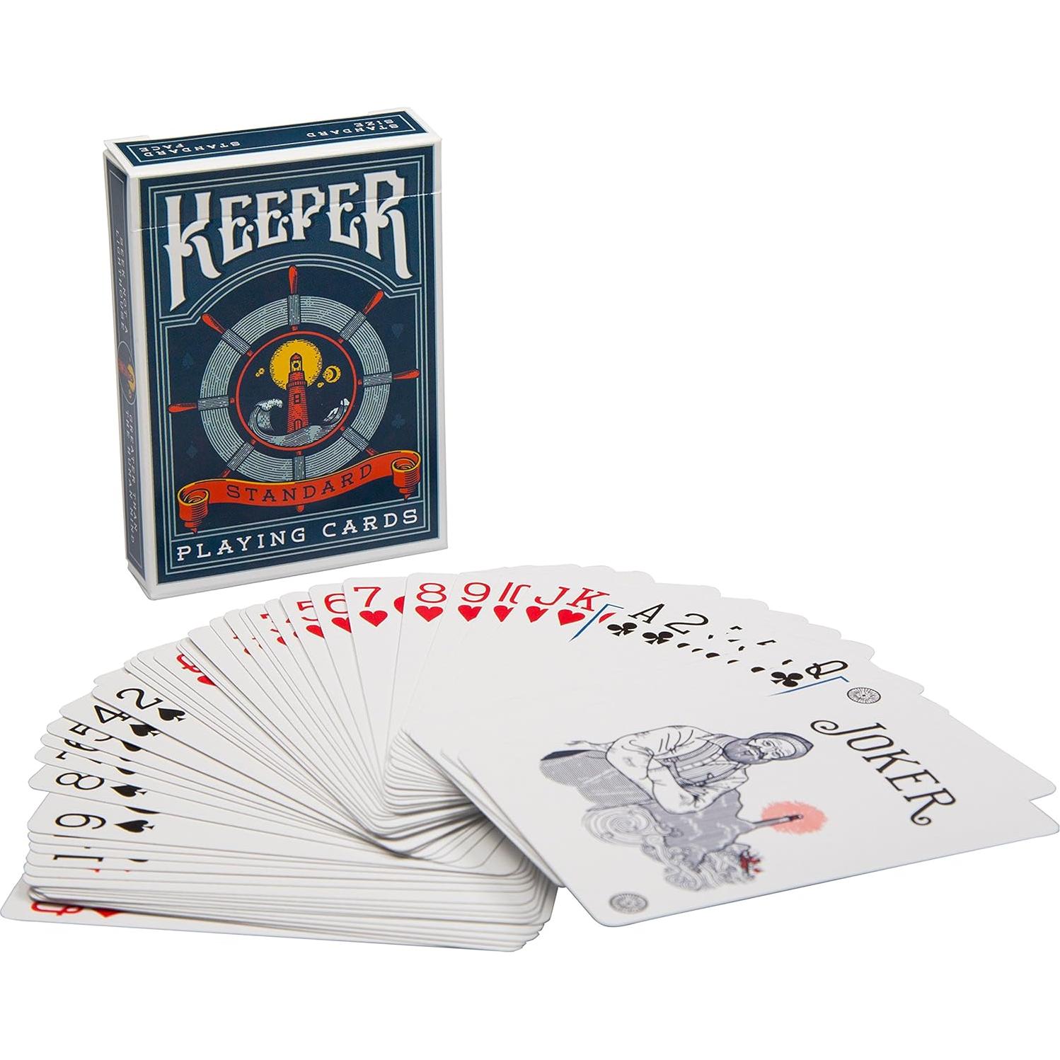 Baraja de Cartas Keepers Ellusionist - Azul, 108.86g