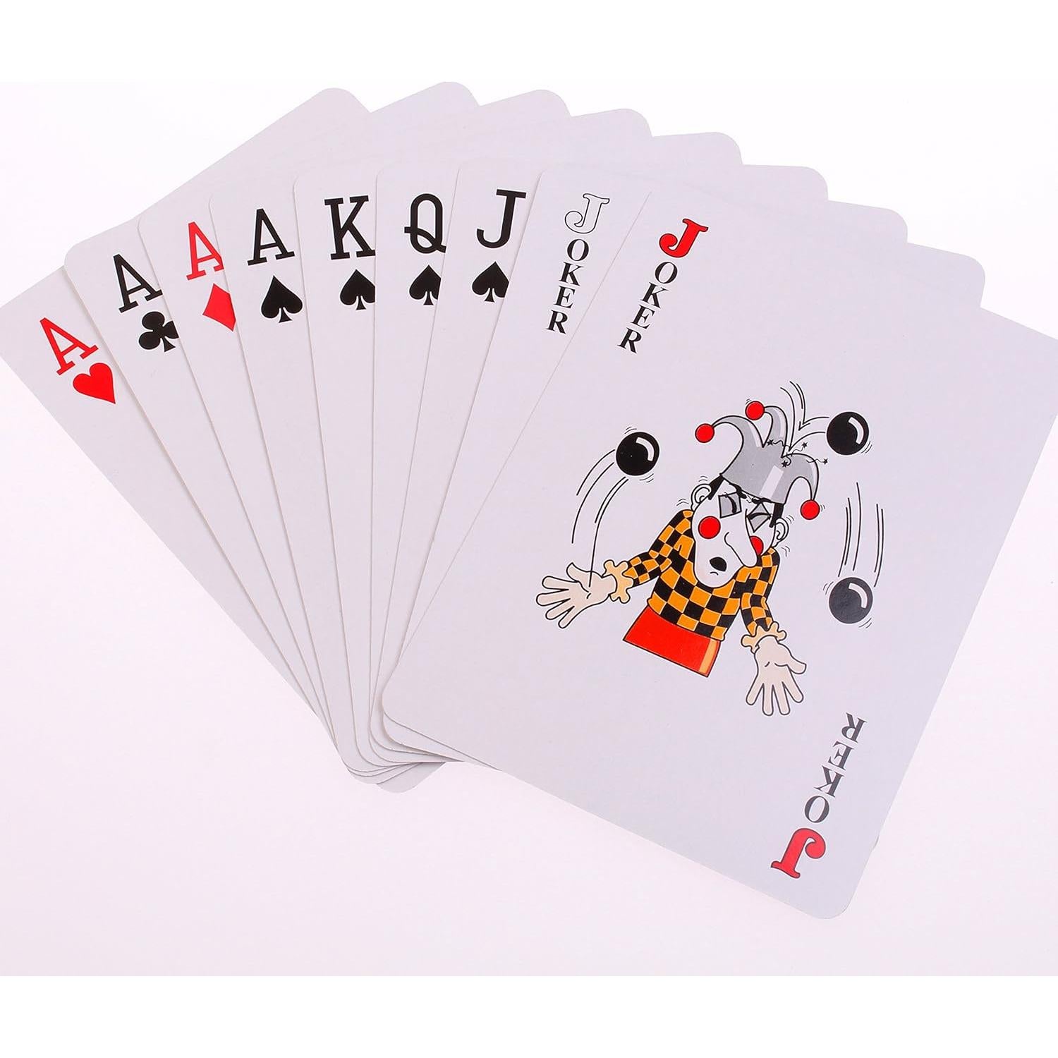 Cartas de Poker Gigantes PMLAND 12.7 x 17.8 cm - 52 cartas