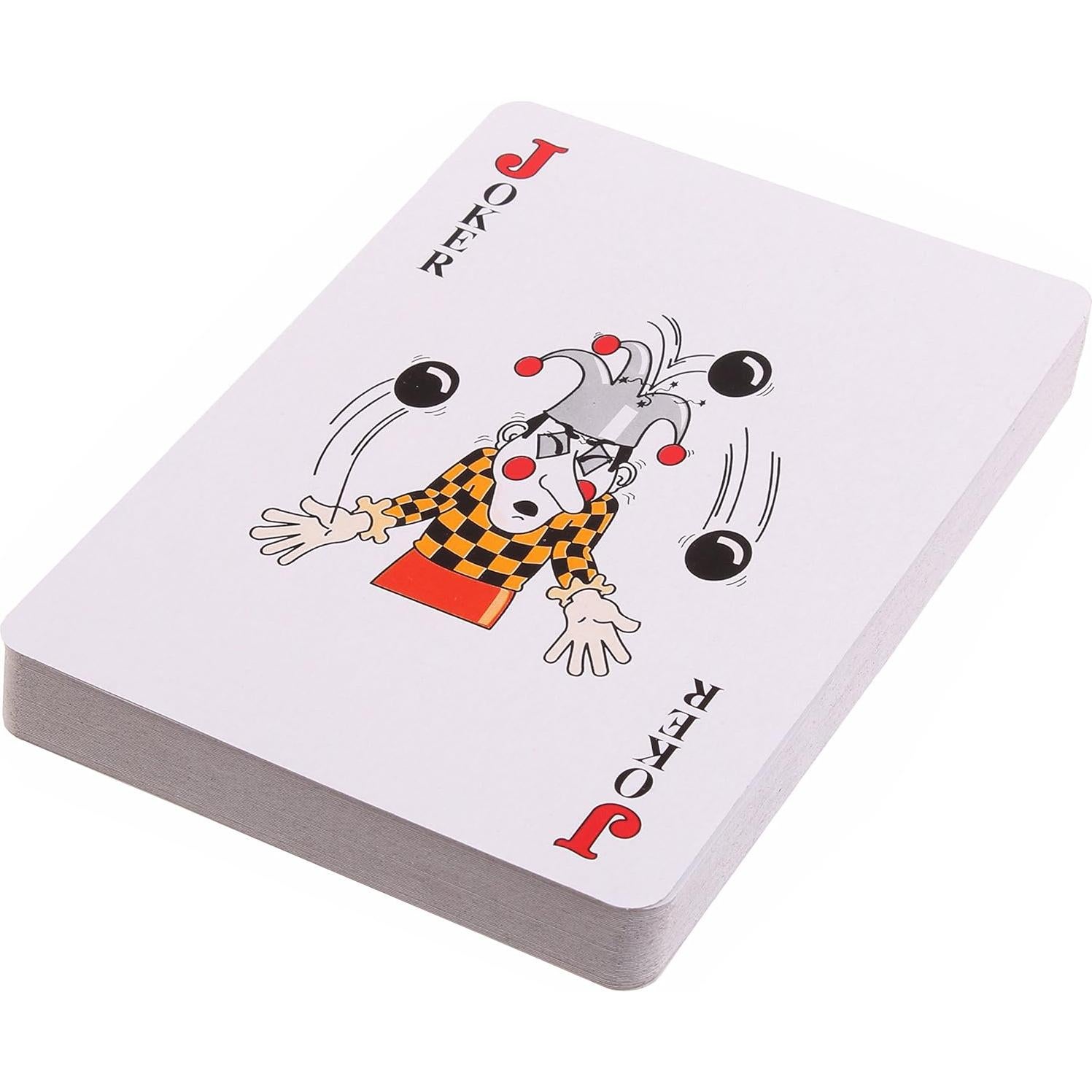 Cartas de Poker Gigantes PMLAND 12.7 x 17.8 cm - 52 cartas