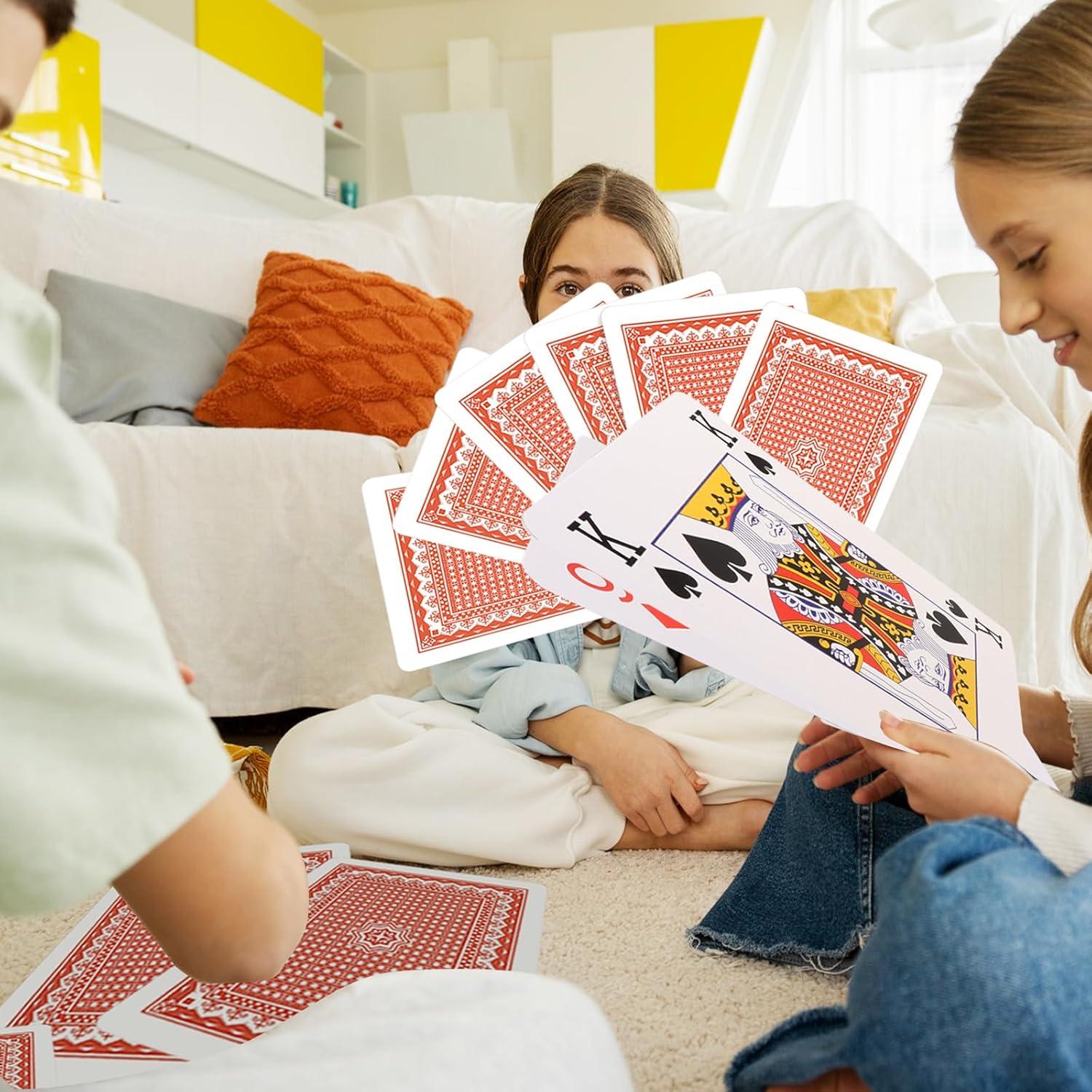 Baraja Gigante de Cartas GSE Juegos 20.32x27.94 cm Alta Calidad