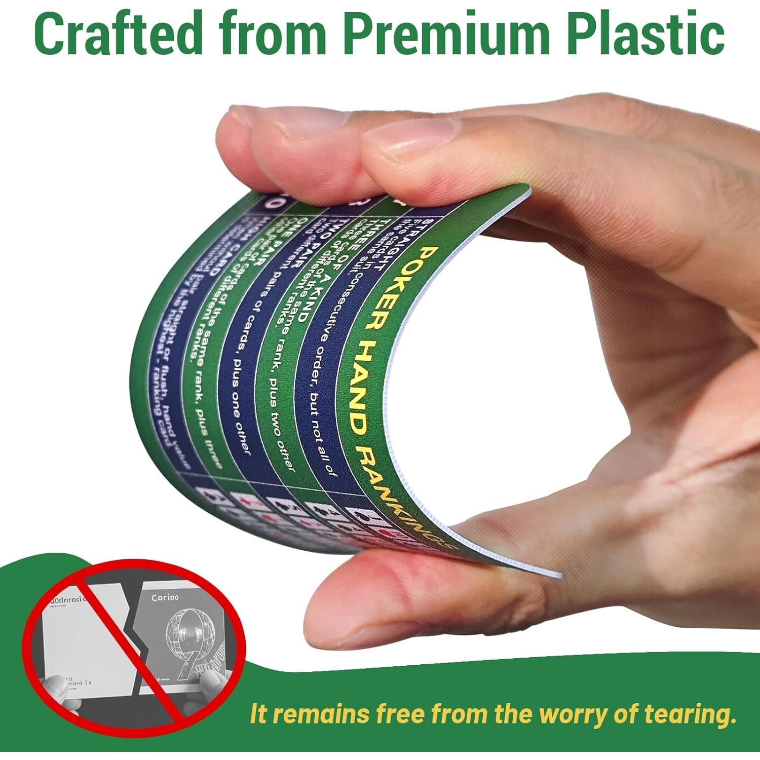 Conjunto de Tarjetas de Póker Epkoxlx con Lupa y Clip