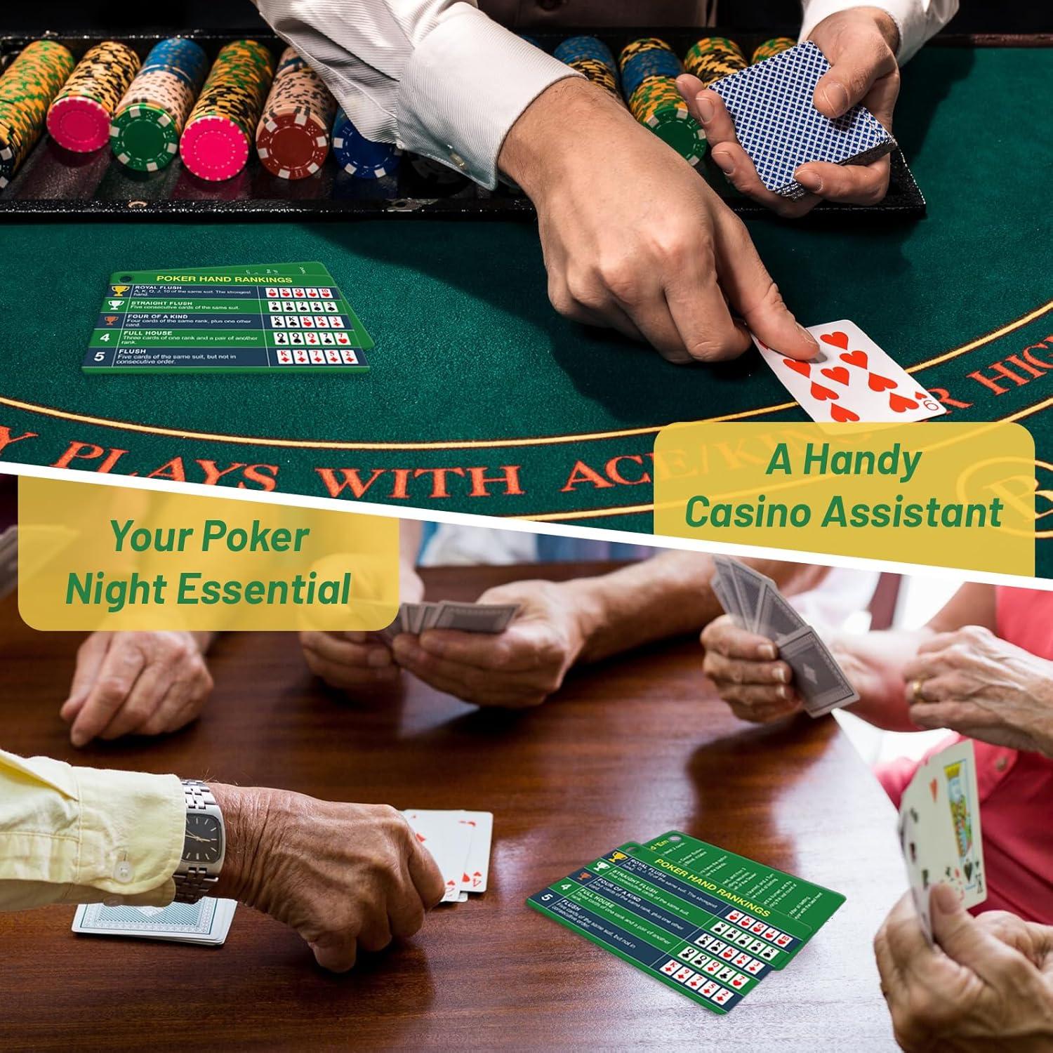 Conjunto de Tarjetas de Póker Epkoxlx con Lupa y Clip