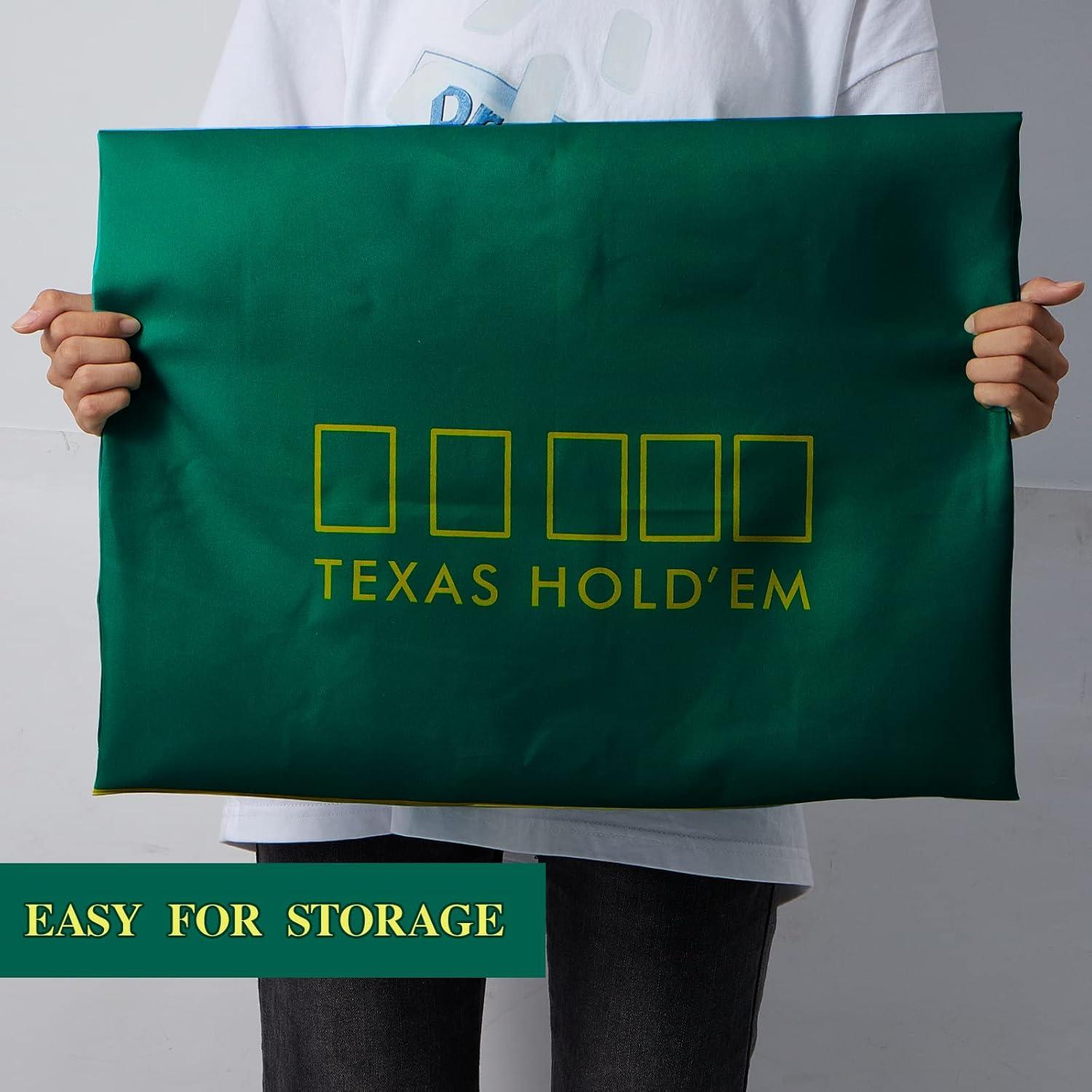 Juego de Póker y Blackjack Potomac - Tapete Fieltro 182x91 cm