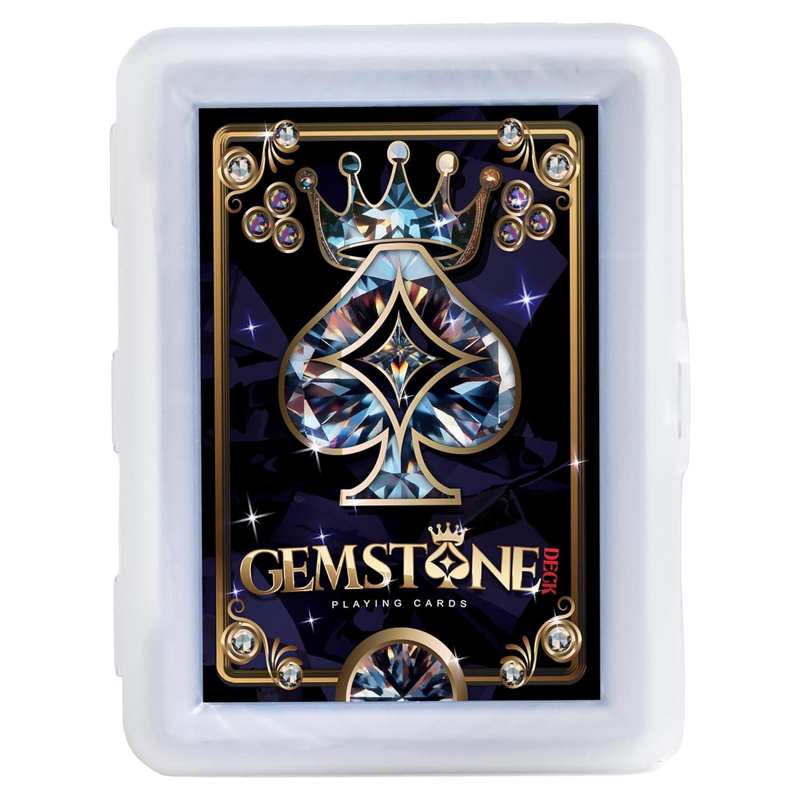 Cartas de Juego Impermeables Mazo de Gemas 54 Piezas