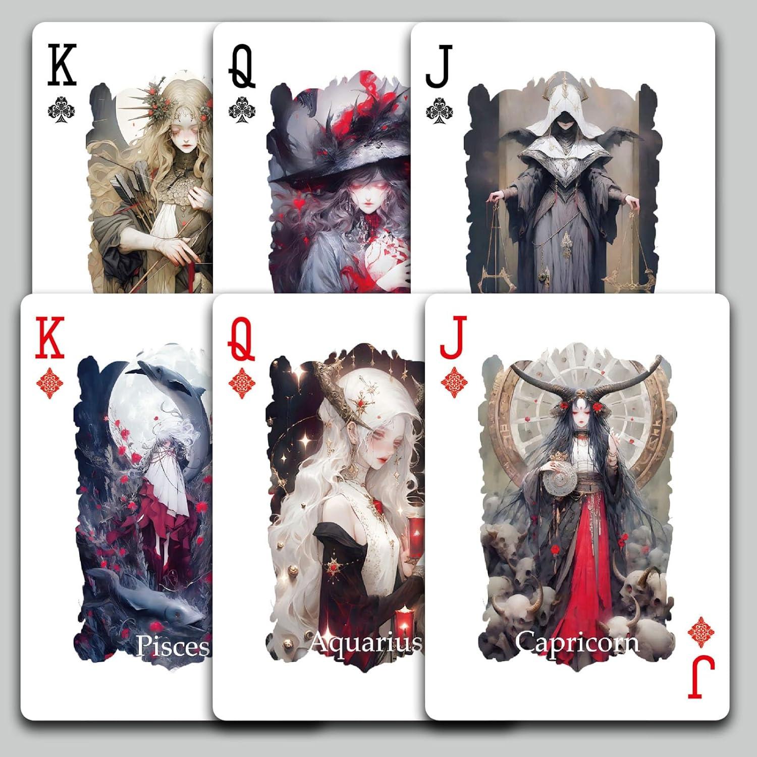 Baraja de Póker Strublfe Zodiac - Cartas Antideslizantes 88x63mm