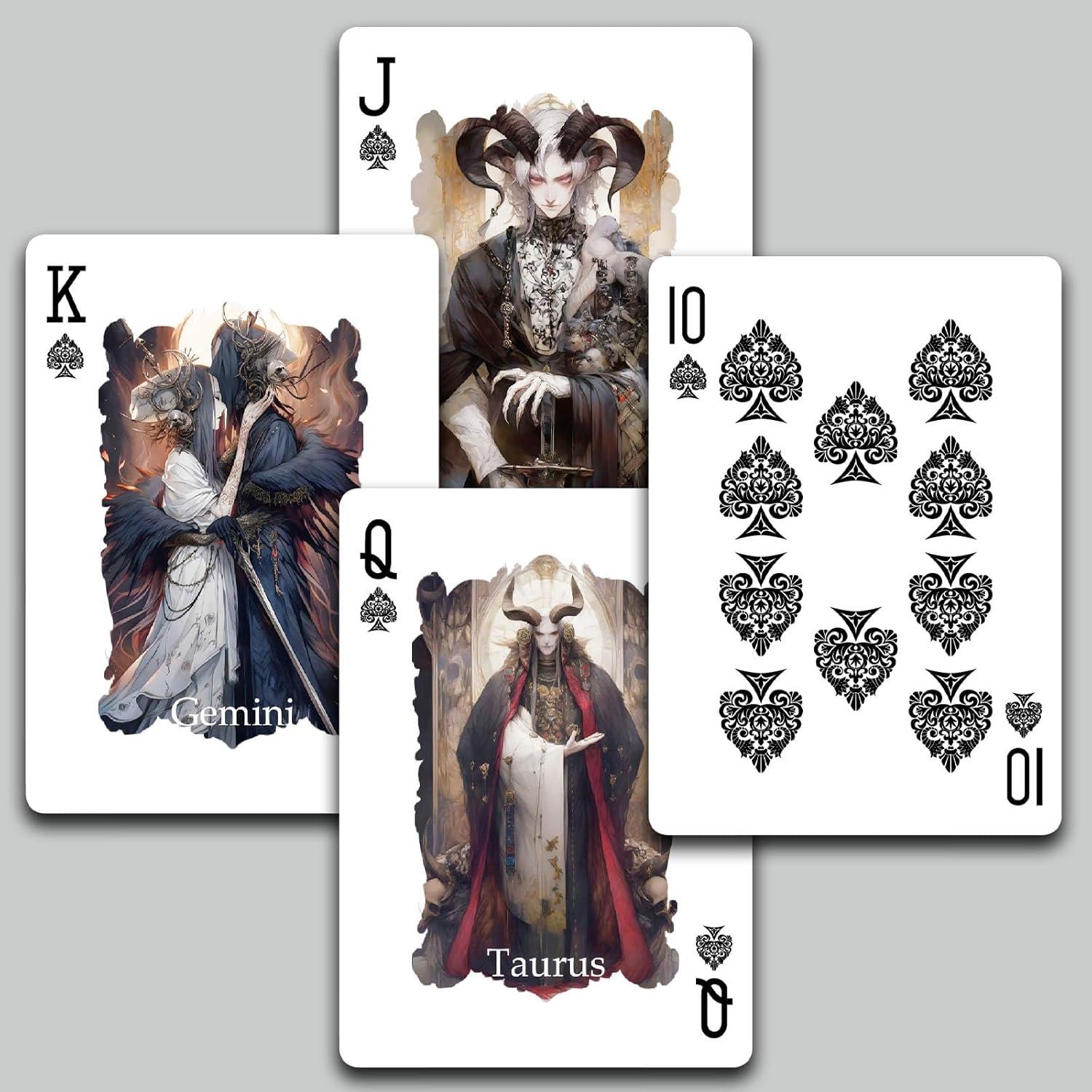 Baraja de Póker Strublfe Zodiac - Cartas Antideslizantes 88x63mm