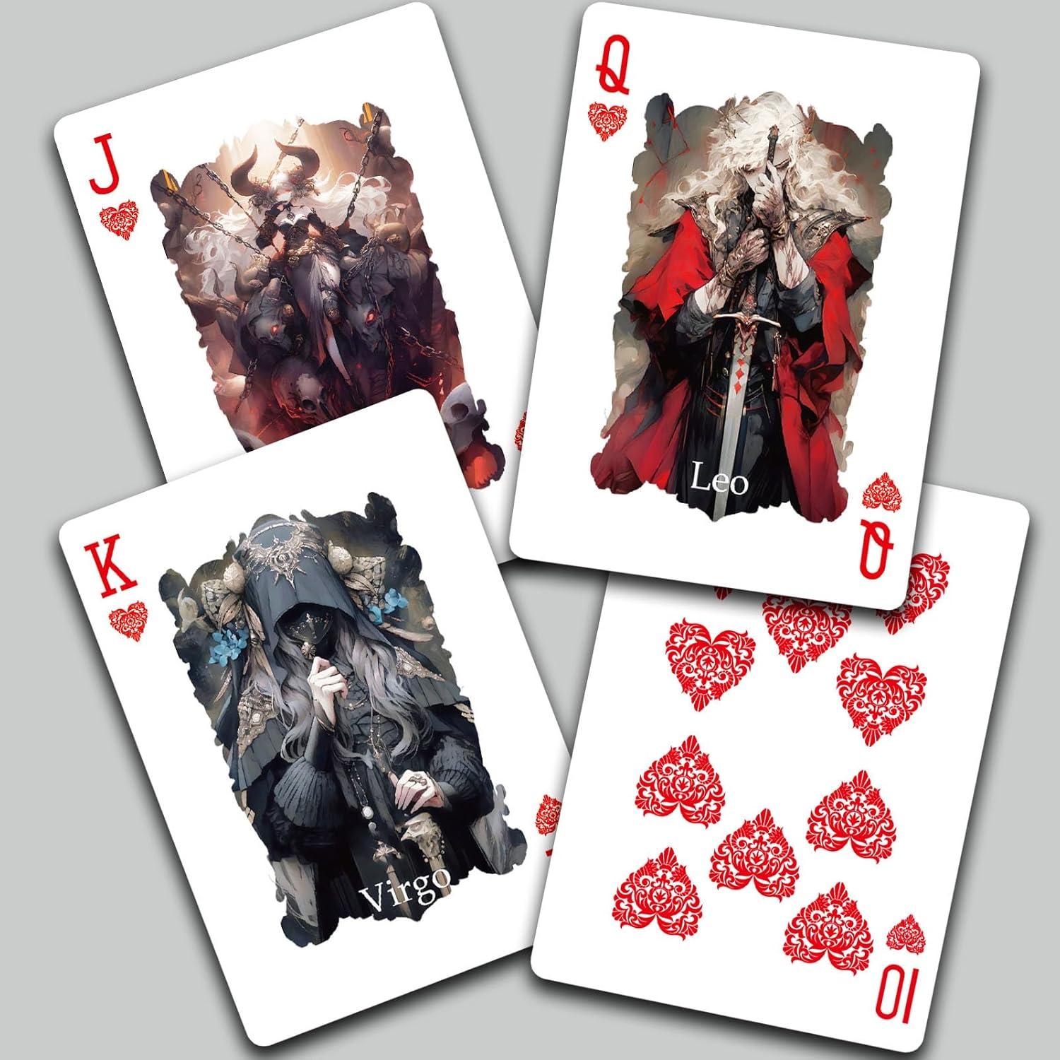 Baraja de Póker Strublfe Zodiac - Cartas Antideslizantes 88x63mm