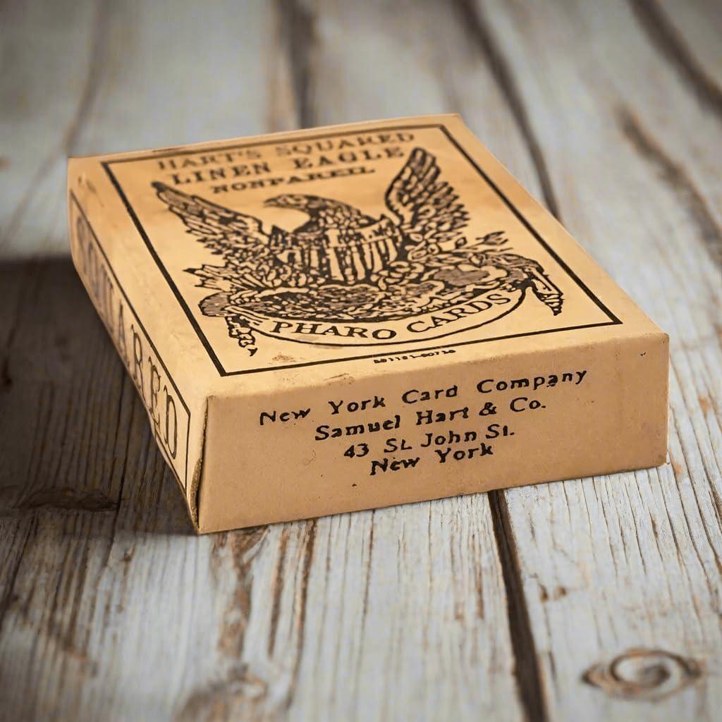 Baraja de Póker Pharo Viejo Oeste 52 Cartas con Esquinas Cuadradas