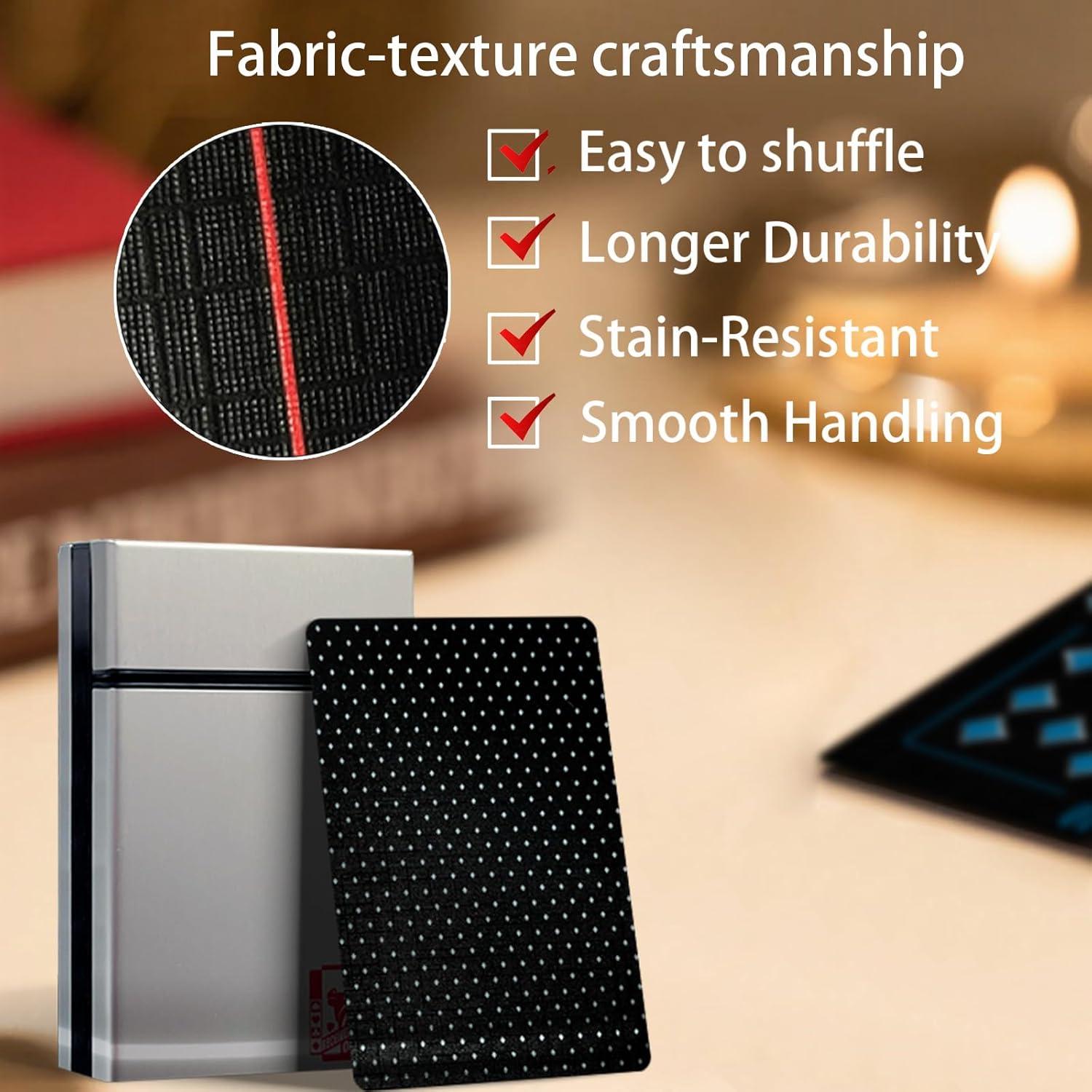 Baraja de Póker Impermeable Ben Niu Classic Negra 54 Piezas