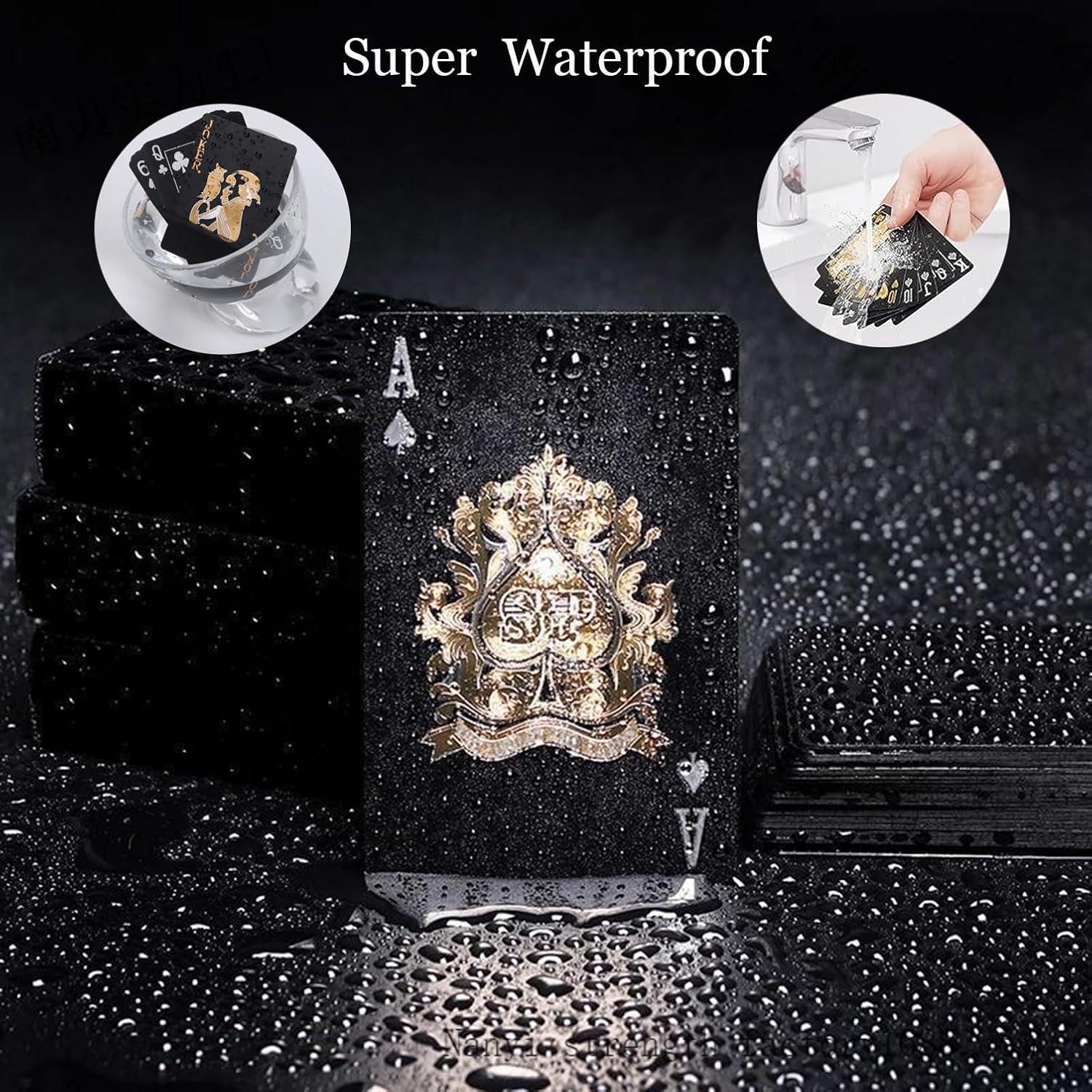 Cartas de Juego Impermeables KKSC - Baraja de Plástico 54 Piezas