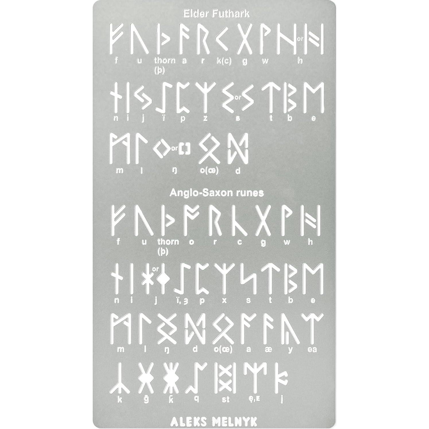 Plantillas de Metal Aleks Melnyk 3 PCS para Quema de Madera