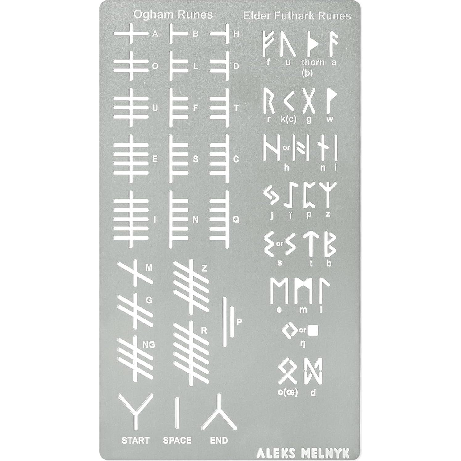 Plantillas de Metal Aleks Melnyk 3 PCS para Quema de Madera