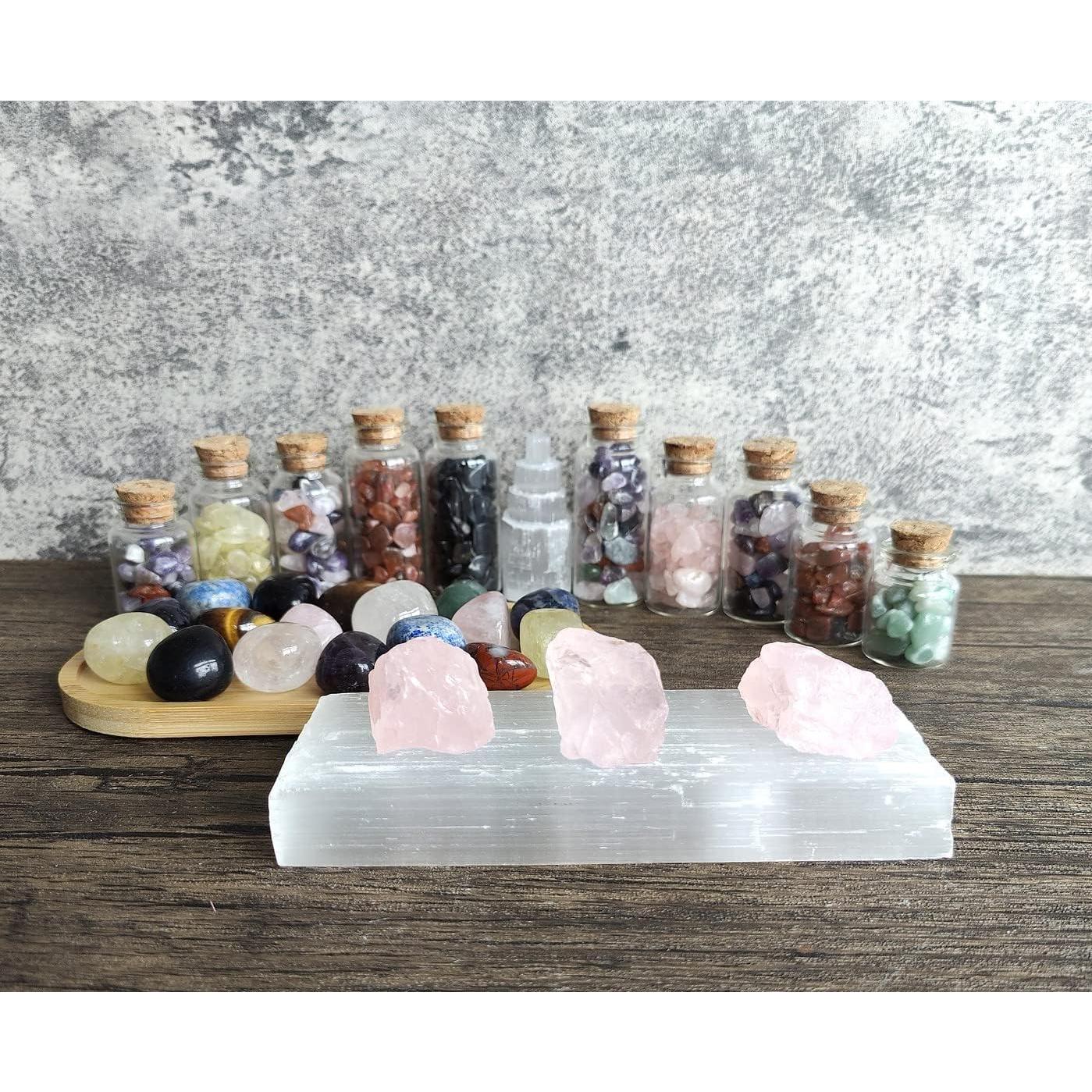 Cristales de Cuarzo Rosa Natural MAIBAOTA 200g para Sanación