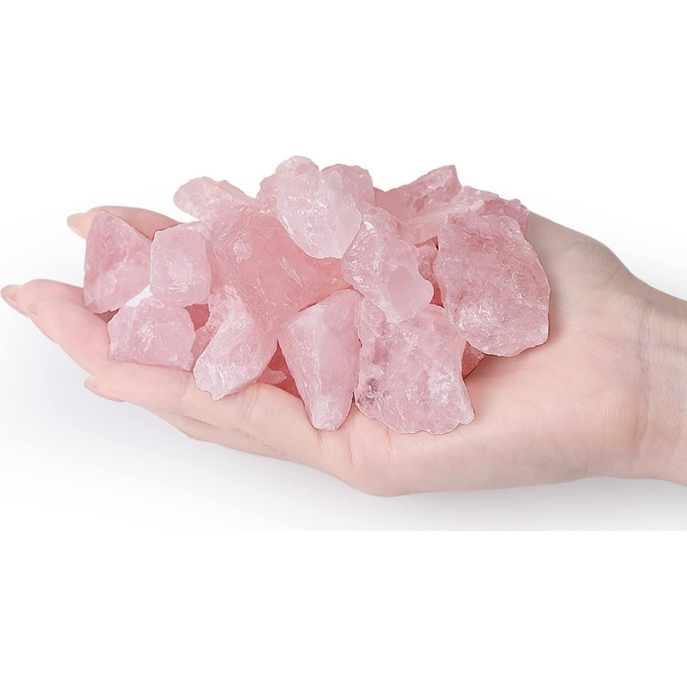 Cristales de Cuarzo Rosa Natural MAIBAOTA 200g para Sanación
