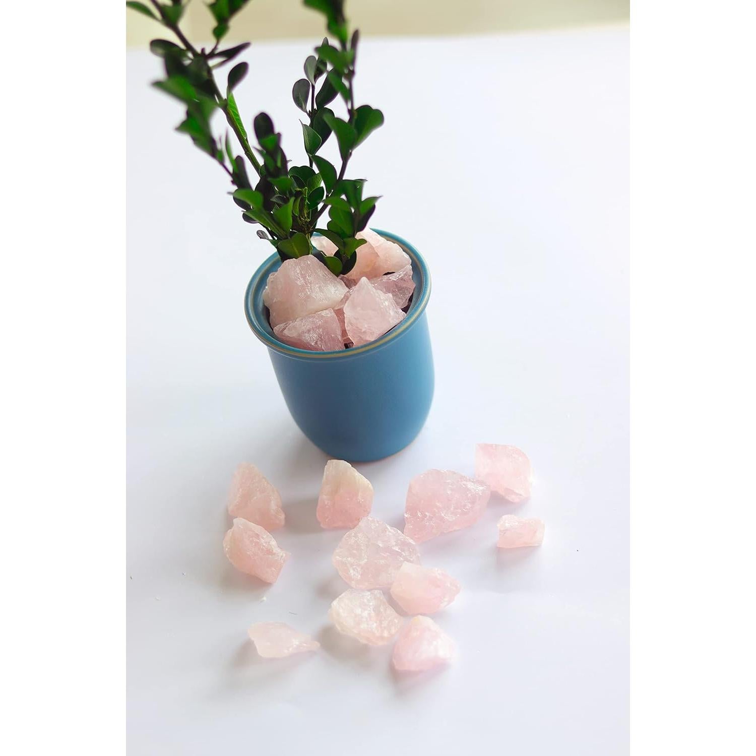 Cristales de Cuarzo Rosa Natural MAIBAOTA 200g para Sanación