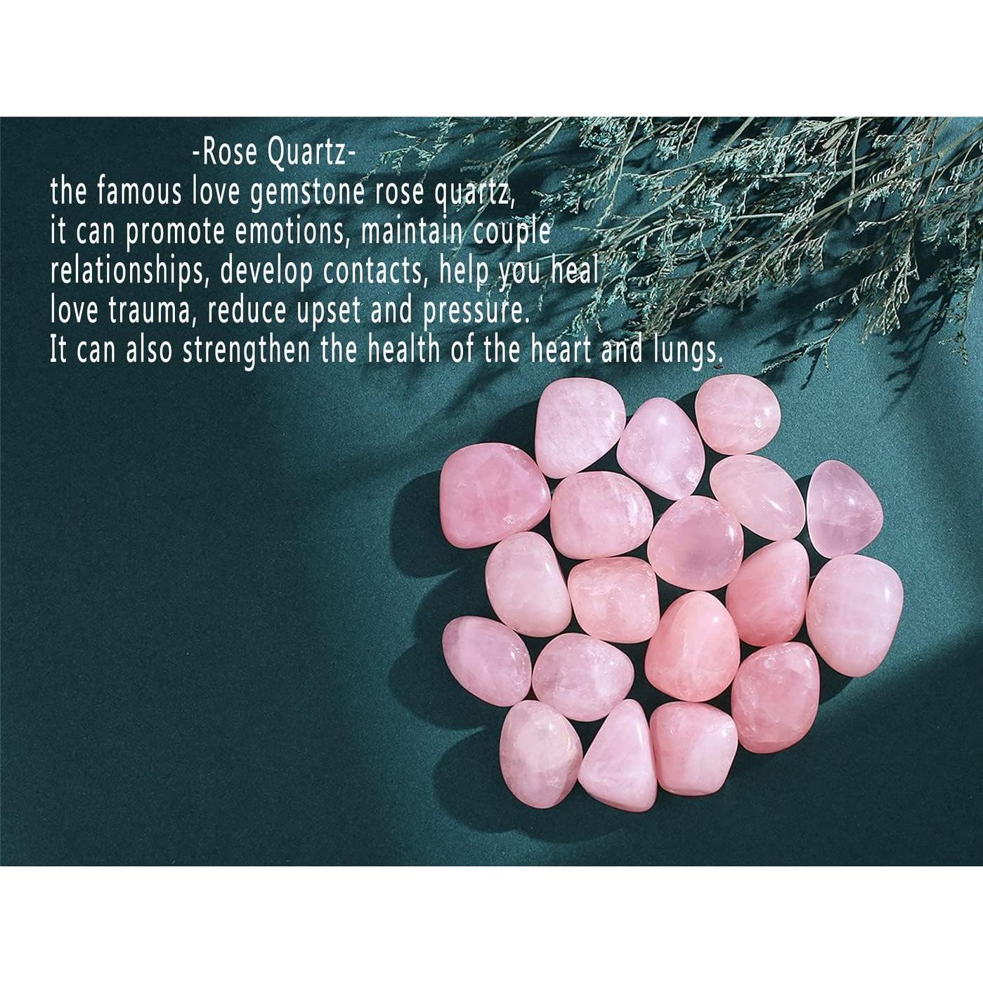 Cristales de Cuarzo Rosa MAIBAOTA 100g Piedras Naturales