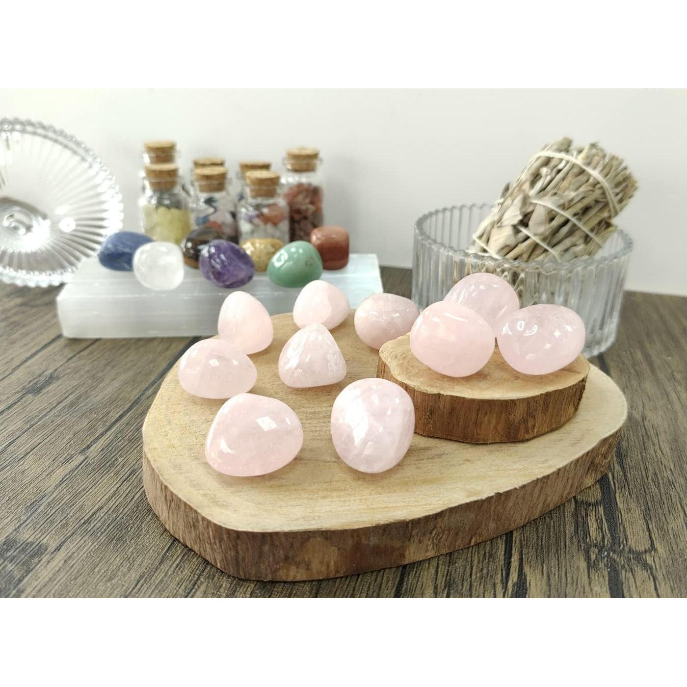 Cristales de Cuarzo Rosa MAIBAOTA 100g Piedras Naturales