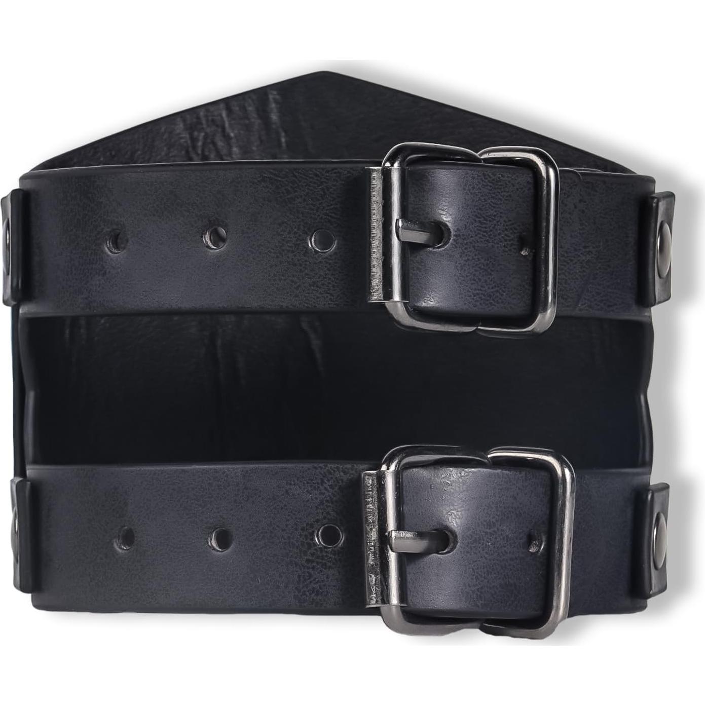 Brazalete de cuero sintético Viking Runas Medievales