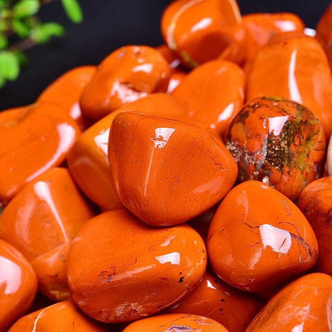 Piedra de Cristal Sanador Jaspe Rojo Pulido 3-5 cm Erliway