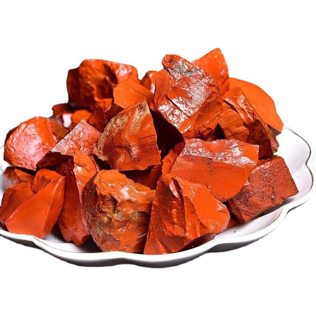 Cristales de Jaspe Rojo Crudos 3-5 cm Erliway - Piedras Naturales