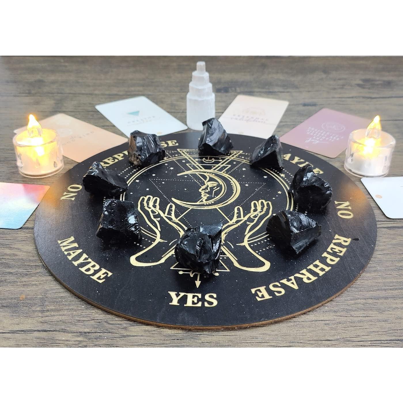 Cristales de Obsidiana Negra MAIBAOTA 200g para Sanación