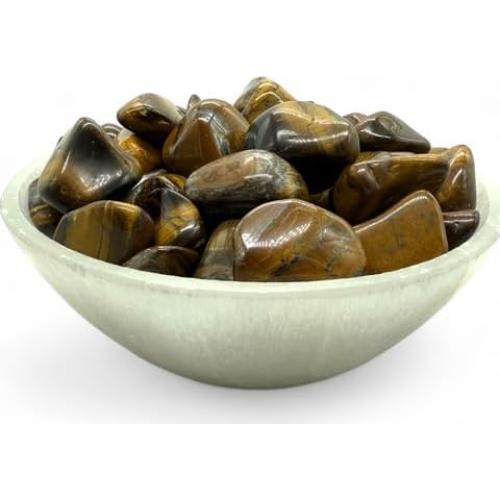 Ojo de Tigre Dorado Pulido 20-25mm - Piedra Sanadora Chakra