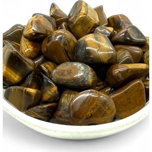 Ojo de Tigre Dorado Pulido 20-25mm - Piedra Sanadora Chakra