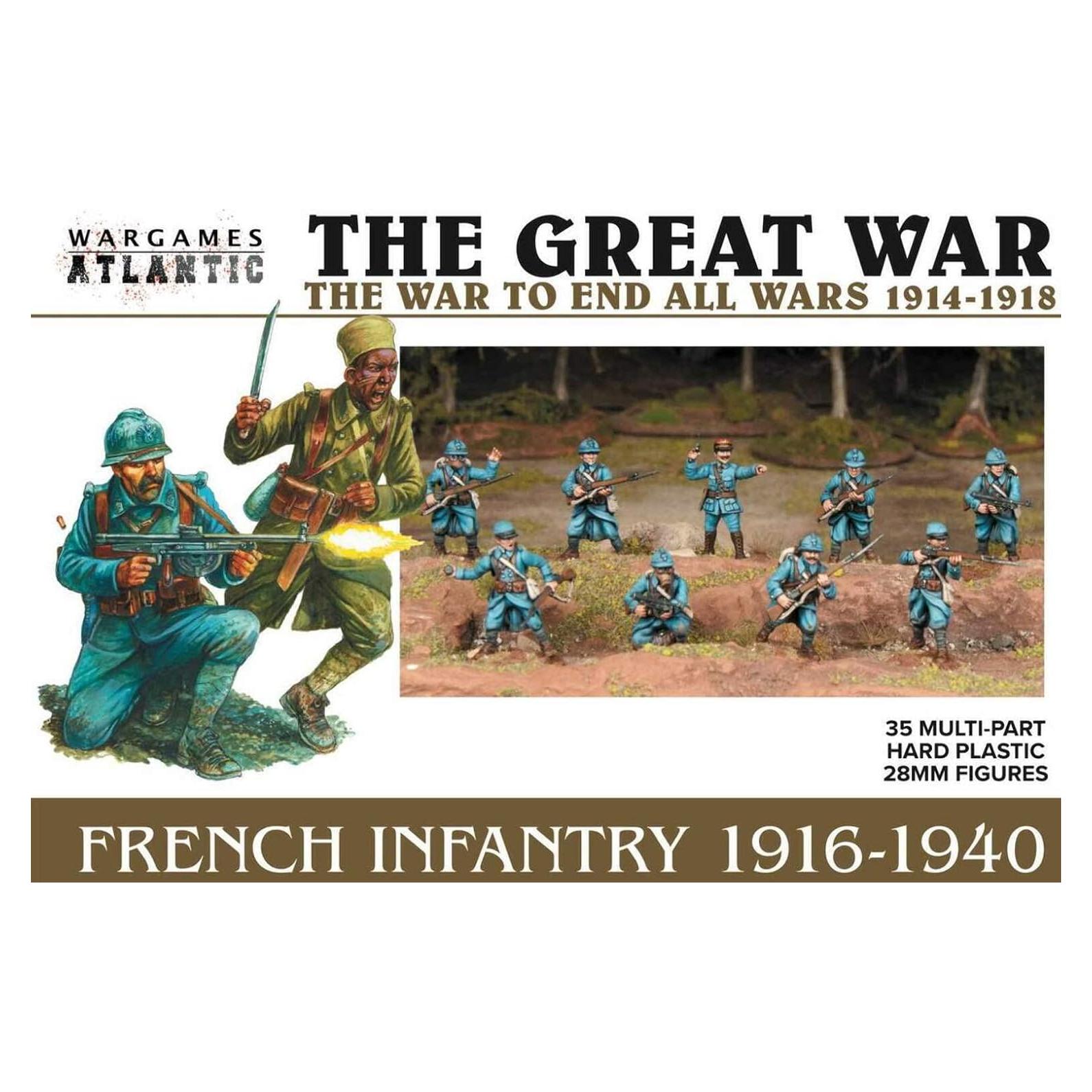 Conjunto de Infantería Francesa Wargames Atlantic WAAGW002