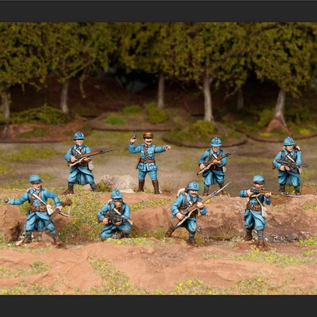 Conjunto de Infantería Francesa Wargames Atlantic WAAGW002