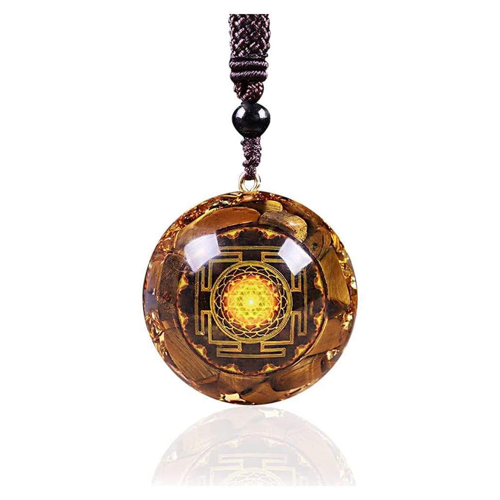 Colgante de Orgonita Day Day Up Ojo de Tigre 3.6cm