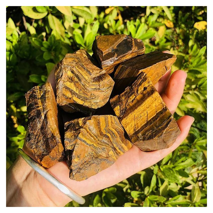 Piedra Ojo de Tigre Natural Cruda 1Lb Zenkeeper - Sanación