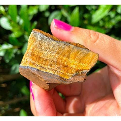 Piedra Ojo de Tigre Natural Cruda 1Lb Zenkeeper - Sanación