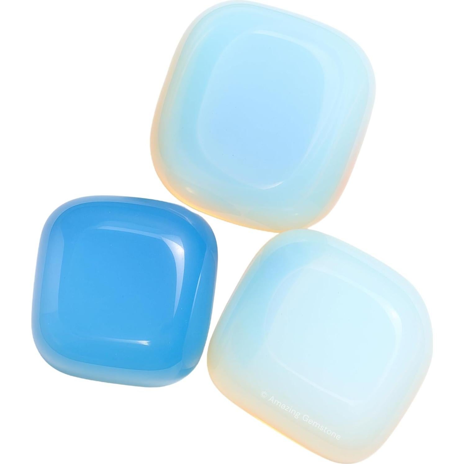 Piedras de Sanación Pulidas Ópalita 28.35 g - Bienestar Energético