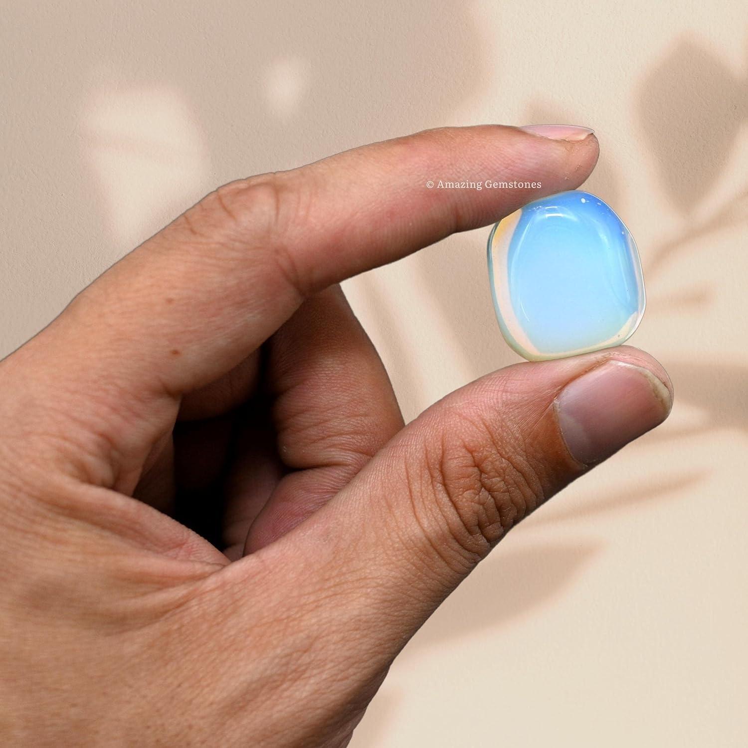 Piedras de Sanación Pulidas Ópalita 28.35 g - Bienestar Energético