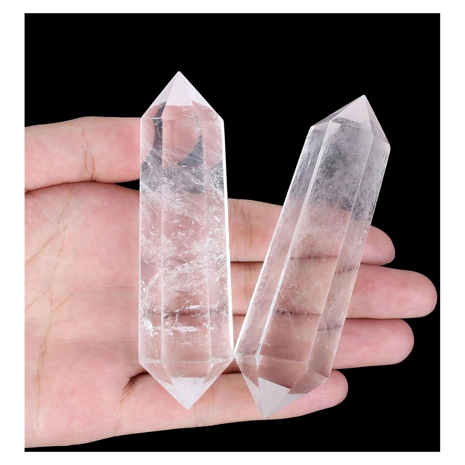 Varita de Cristal Sanador YATOJUZI Cuarzo Claro 8.89 cm