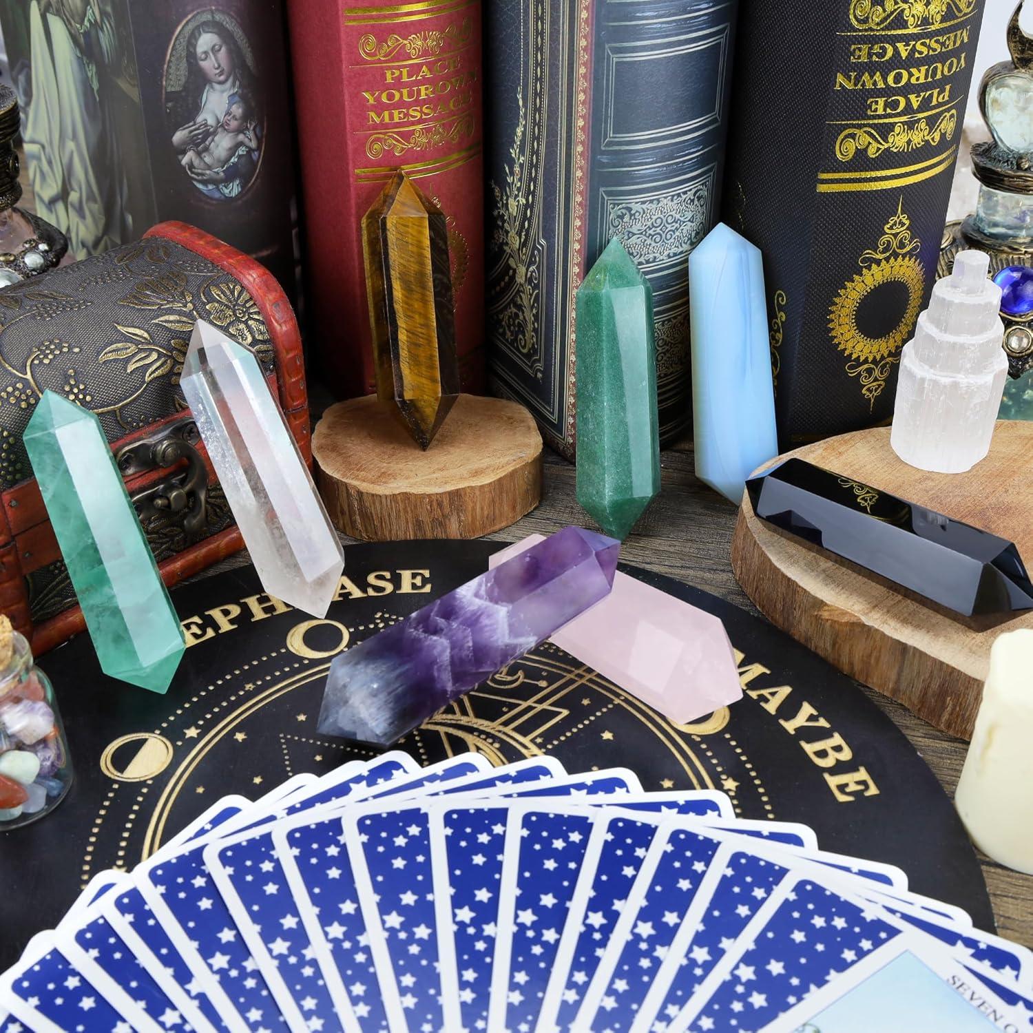 Varita de Cristal Sanador YATOJUZI Cuarzo Claro 8.89 cm