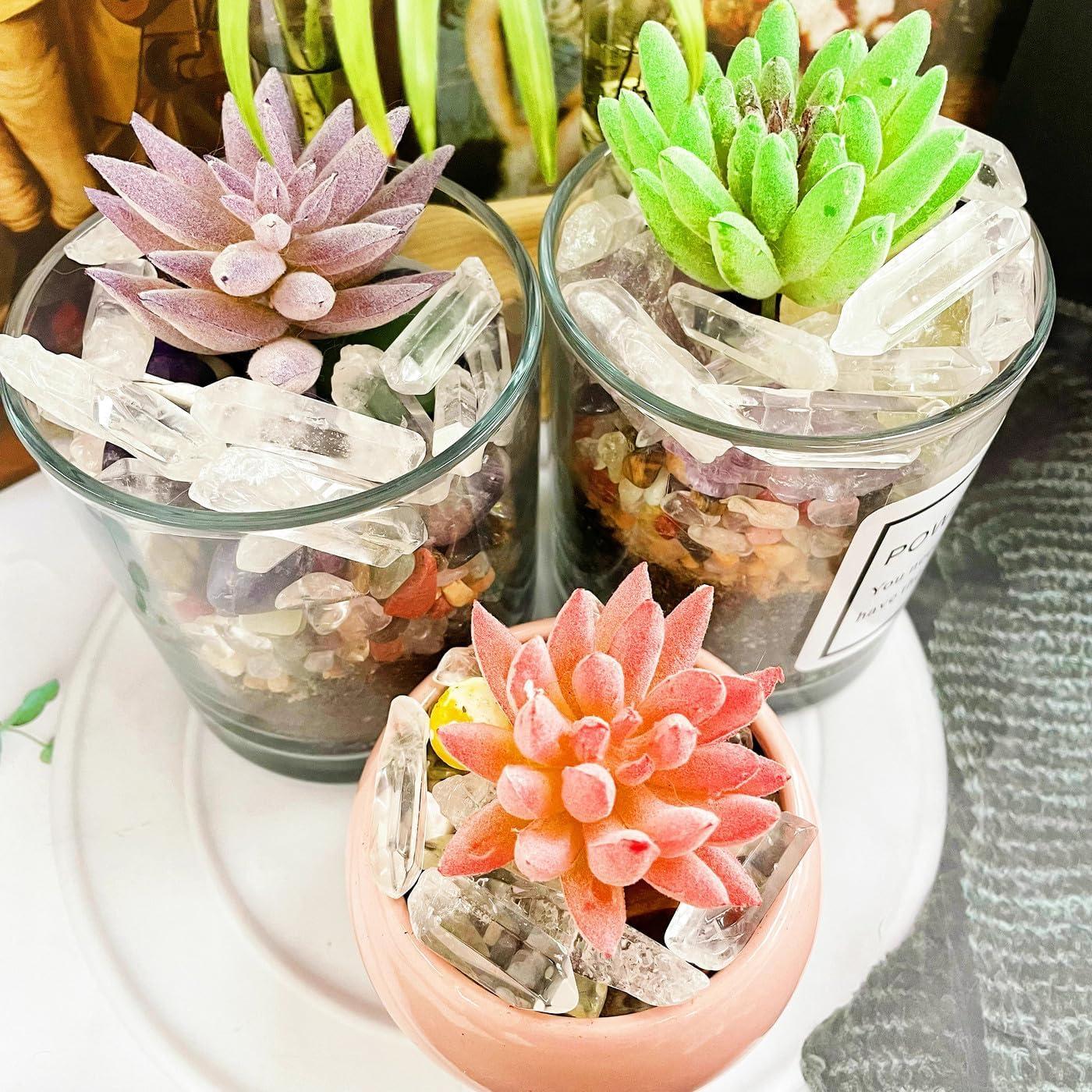 Puntos de Cuarzo Claro Irregulares DUQGUHO 1-3 cm 100 g