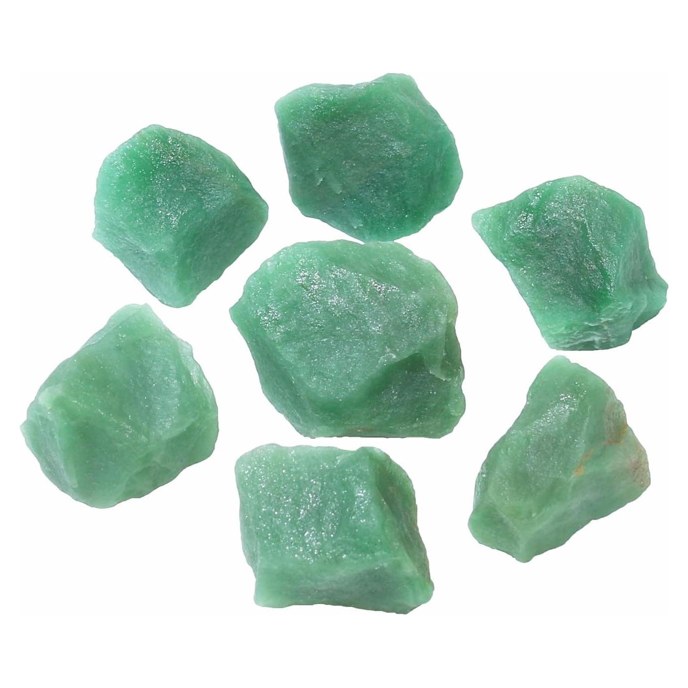 Cristales de Aventurina Verde Crudos 0.45 kg - Sanación Natural