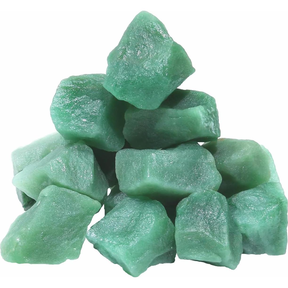 Cristales de Aventurina Verde Crudos 0.45 kg - Sanación Natural