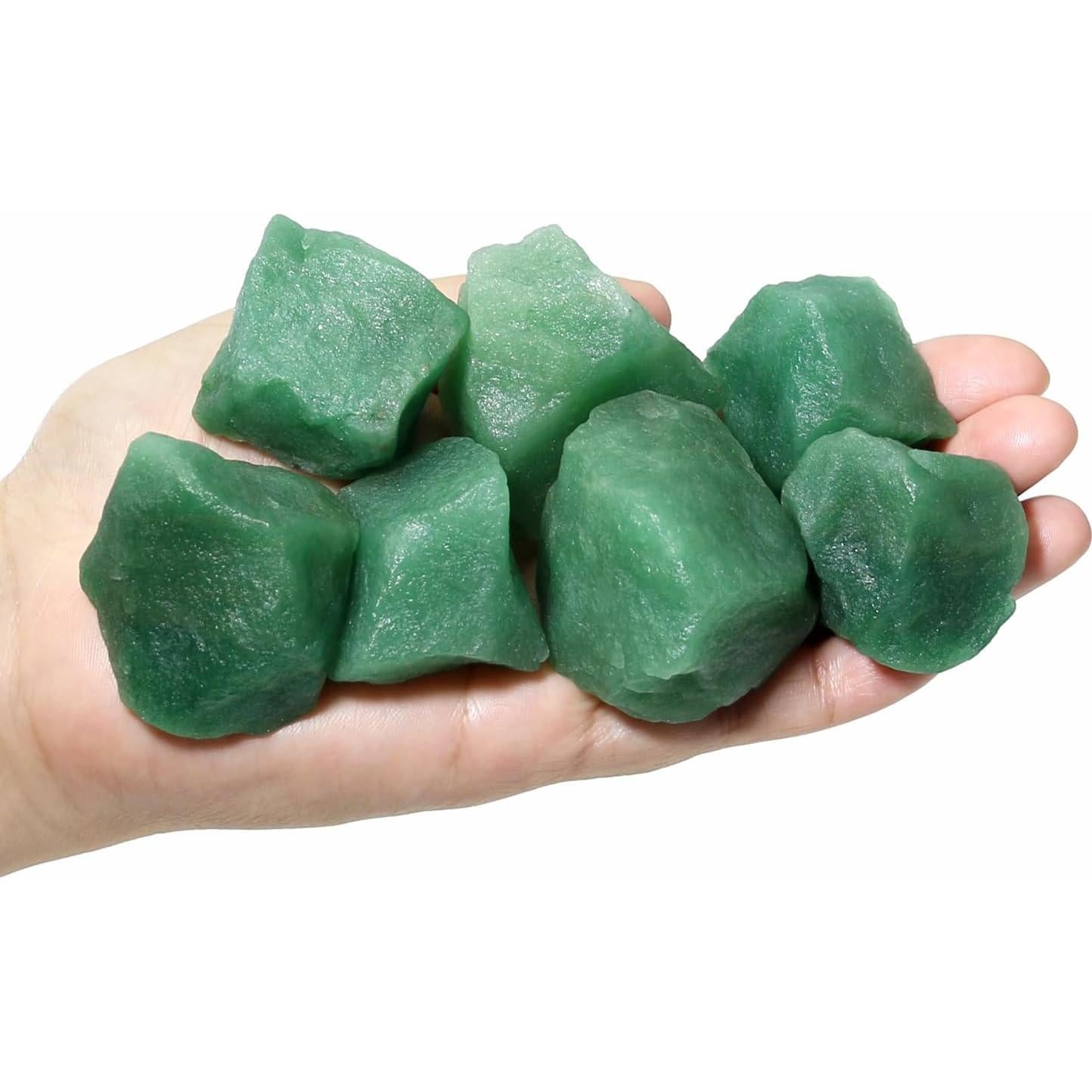 Cristales de Aventurina Verde Crudos 0.45 kg - Sanación Natural