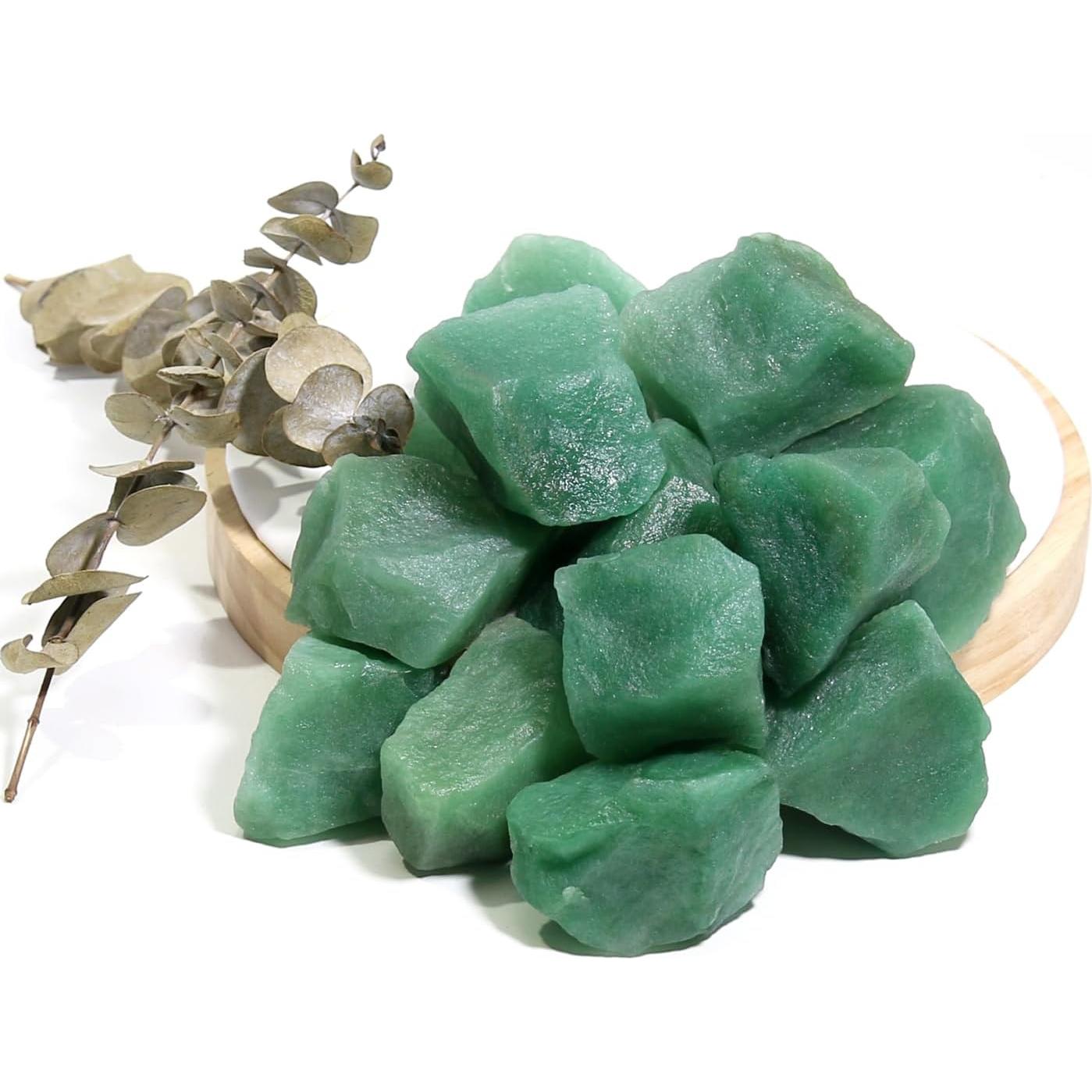 Cristales de Aventurina Verde Crudos 0.45 kg - Sanación Natural